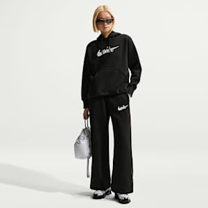 Nike Sportswear Phoenix Fleece Women's High-Waisted Wide-Leg Logo